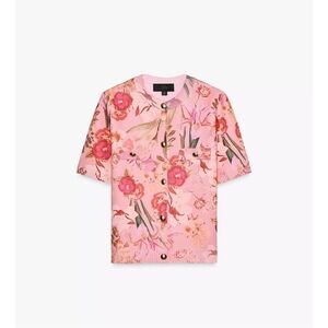 ZARA BLOGGERS FAV FLORAL PRINT KNIT TOP